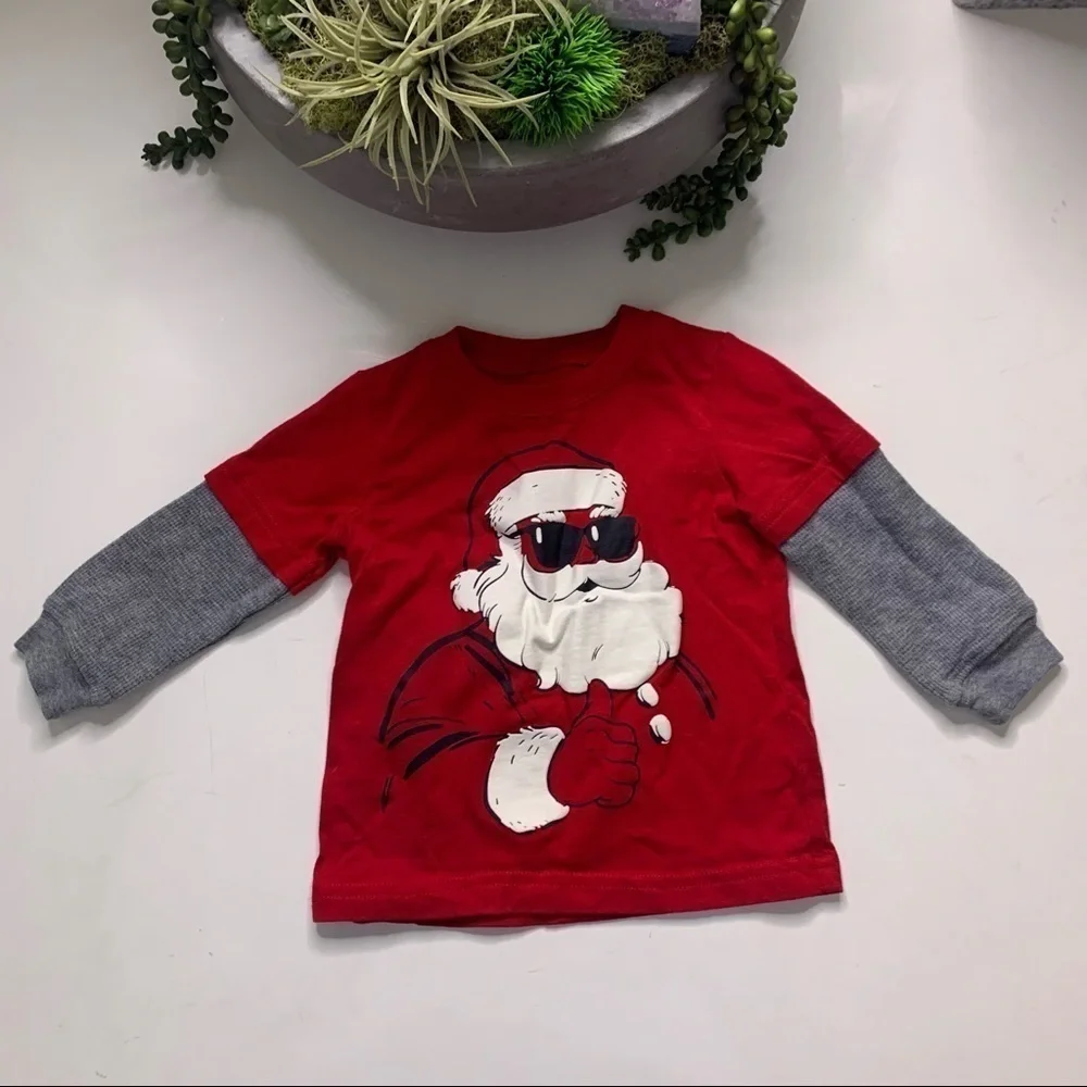 Carter’s Santa marvel Spider-Man 12 month Bundle of 2 baby boy T-shirts